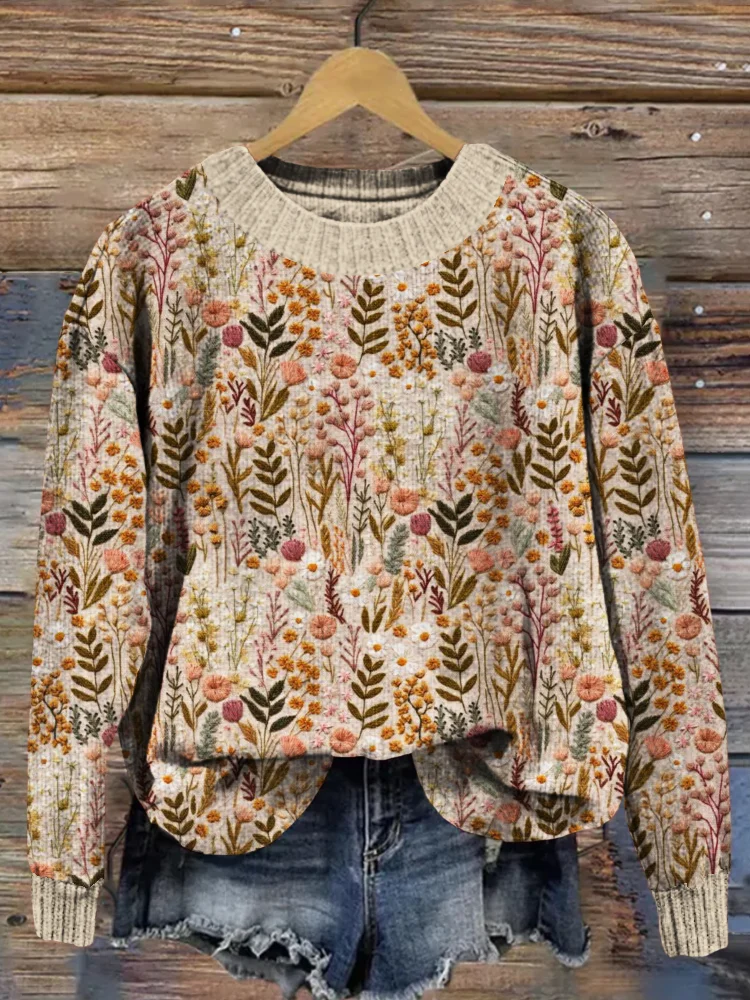 Bellaâ„?Floral Sweater